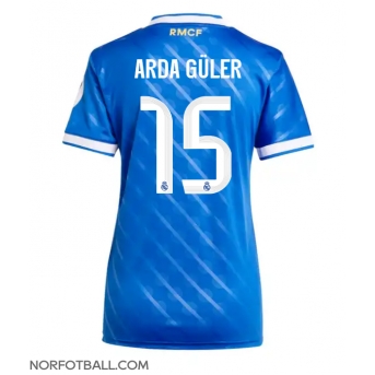 Billige Fotballdrakt Real Madrid Arda Guler #15 Replika Tredjedrakt Dame 2025-26 Kortermet
